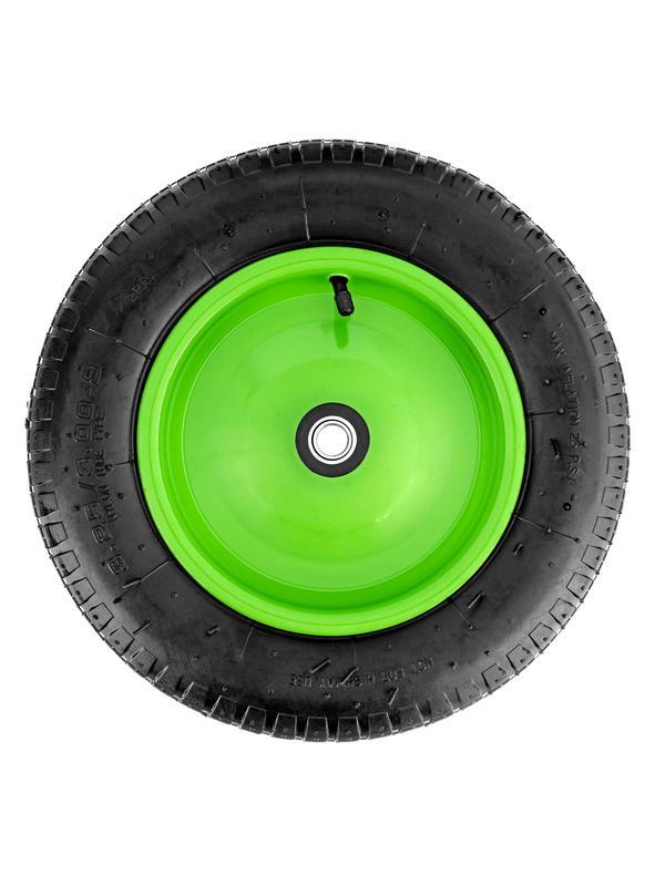 Колесо пневматическое 3.25/3.00-8, длина оси 90 мм, подшипник 16 мм Сибртех