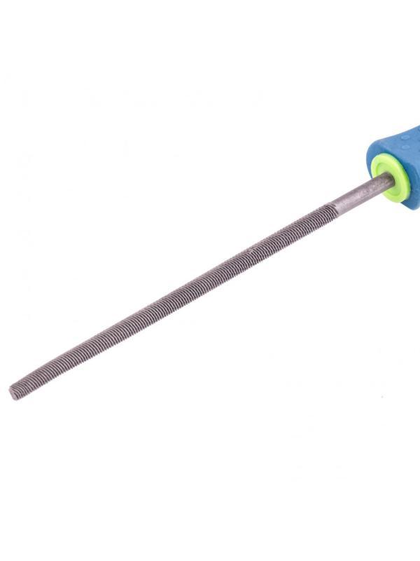 Напильник, 150 мм, круглый, двухкомпонентная рукоятка, №2 Сибртех