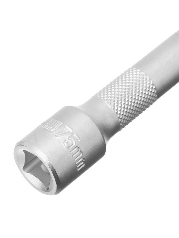 Удлинитель, 75 мм, 3/8, CrV Stels