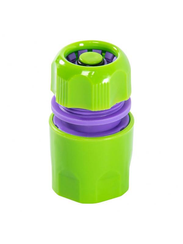 Соединитель пластмассовый, быстросъемный для шланга 1/2, аквастоп Palisad