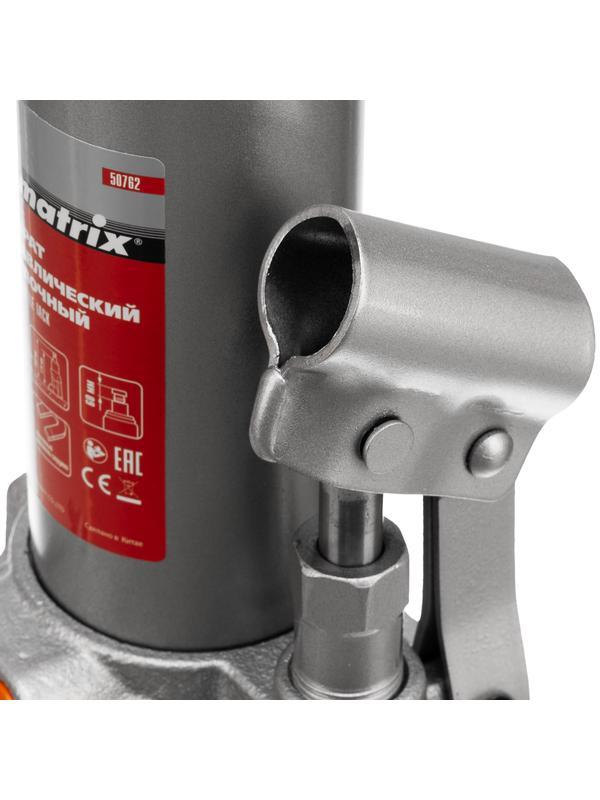 Домкрат гидравлический бутылочный, 3 т, h подъема 178-343 мм Matrix