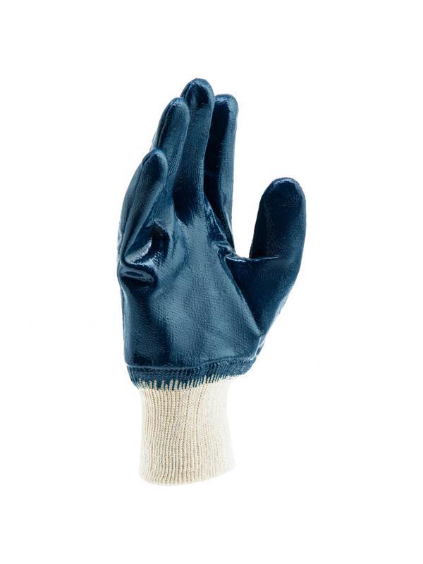 Перчатки трикотажные с обливом из бутадиен-нитрильного каучука, манжет, M Сибртех
