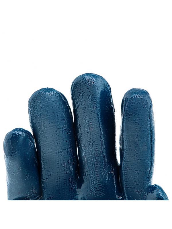 Перчатки трикотажные с обливом из бутадиен-нитрильного каучука, манжет, M Сибртех