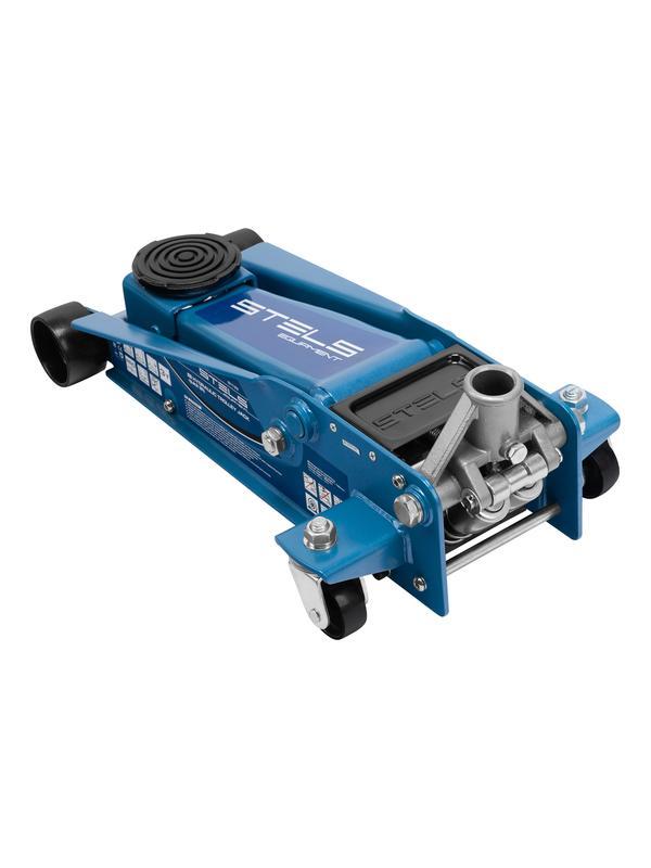 Домкрат гидравлический подкатной, быстрый подъем, 3 т, Quick, 130-465 мм, профессиональный Stels