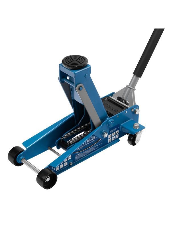 Домкрат гидравлический подкатной, быстрый подъем, 3 т, Quick, 130-465 мм, профессиональный Stels