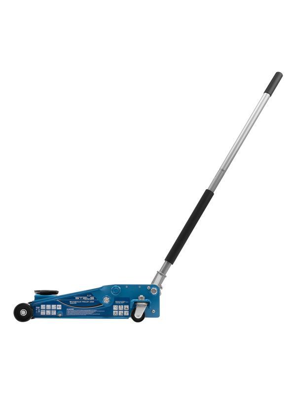 Домкрат гидравлический подкатной, быстрый подъем, 3 т, Quick, 130-465 мм, профессиональный Stels