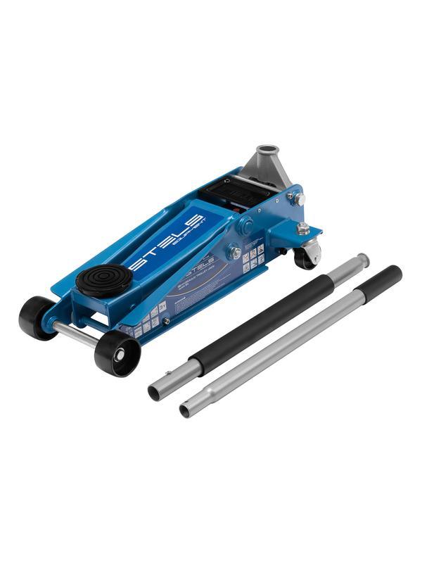 Домкрат гидравлический подкатной, быстрый подъем, 3 т, Quick, 130-465 мм, профессиональный Stels