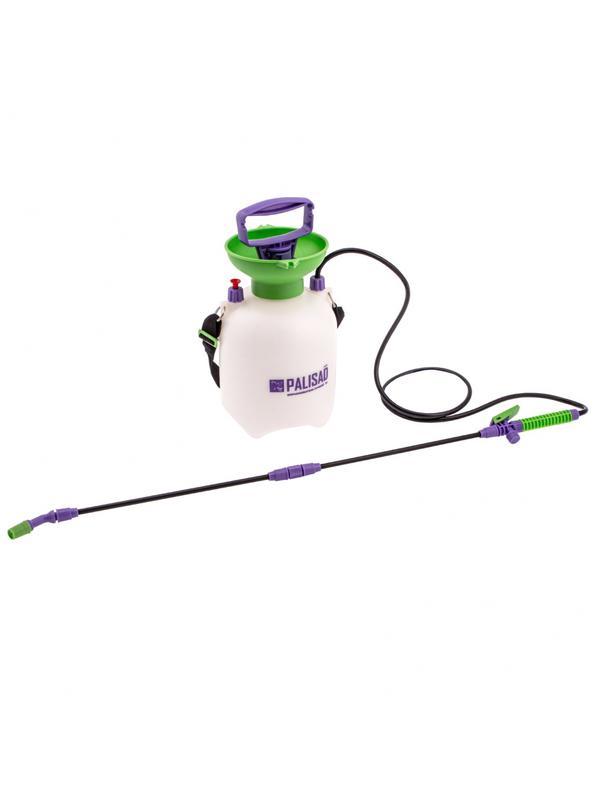 Опрыскиватель ручной с горловиной 3 л, с насосом, шлангом и разбрызгивателем Palisad