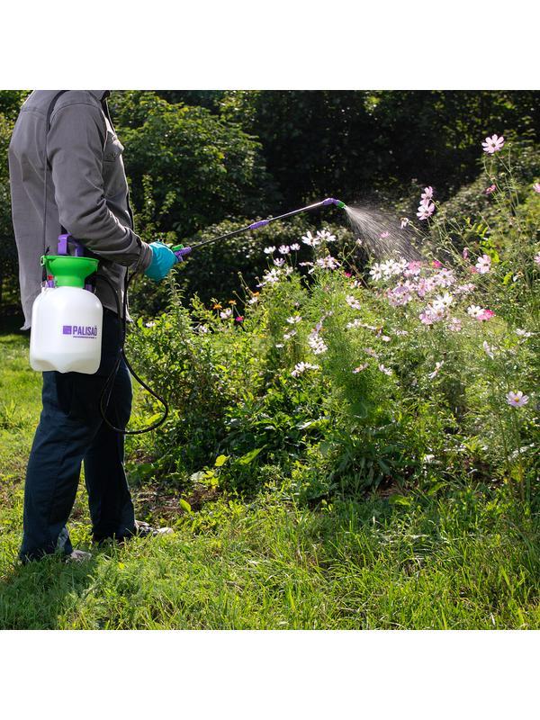 Опрыскиватель ручной с горловиной 3 л, с насосом, шлангом и разбрызгивателем Palisad