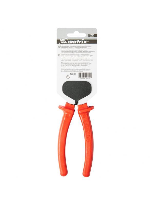 Бокорезы Econom, 180 мм, шлифованные, пластмассовые рукоятки Matrix