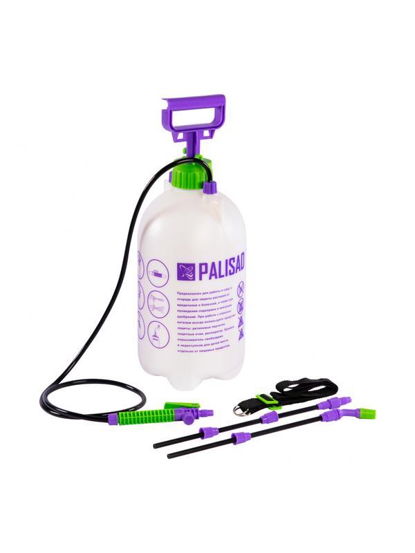 Опрыскиватель ручной, 7 л, с насосом, шлангом, разбрызгиватель Palisad