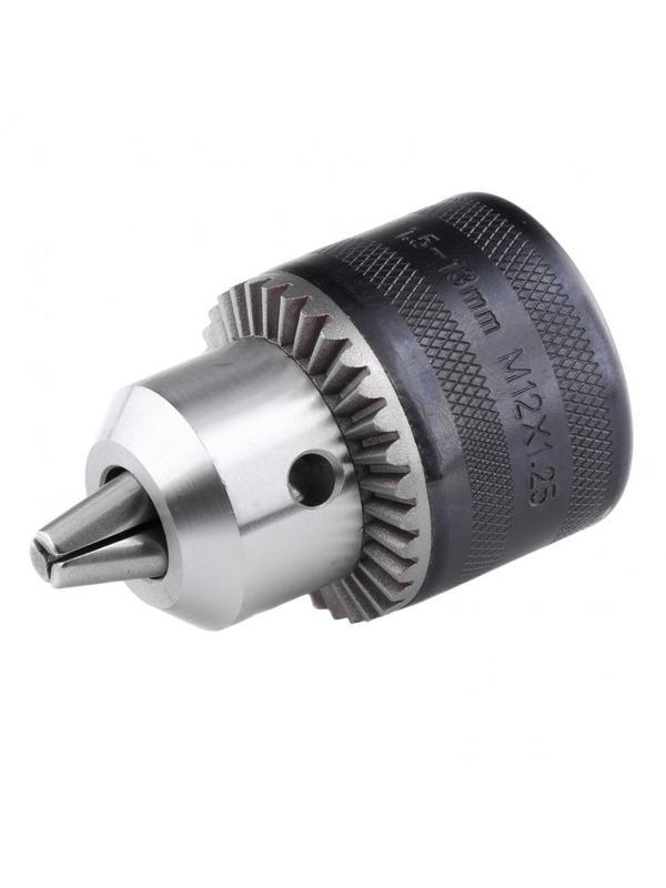 Патрон для дрели ключевой, 1.5-13 мм, М12 х 1.25, адаптер SDS Plus Сибртех