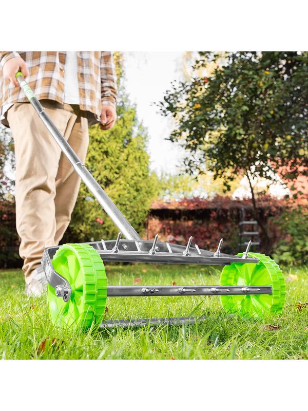 Аэратор газонный, 440 х 1400 мм, стальной черенок, Palisad