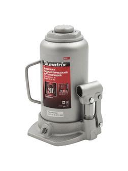 Домкрат гидравлический бутылочный, 20 т, высота подъема 242-452 мм Matrix