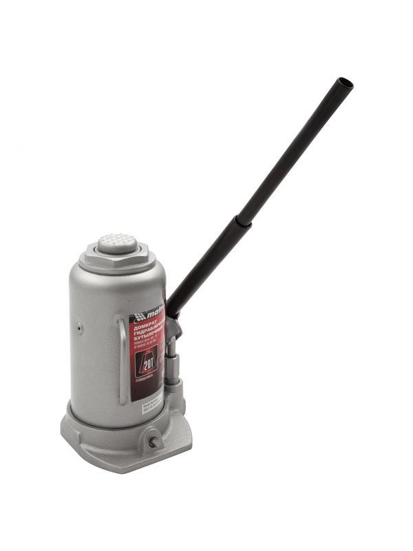 Домкрат гидравлический бутылочный, 20 т, высота подъема 242-452 мм Matrix