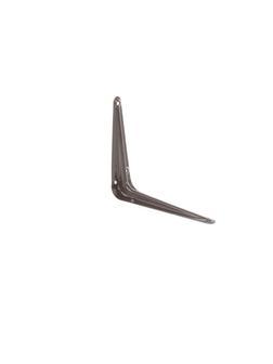 Кронштейн угловой с ребром, 125 х 150 мм, коричневый Сибртех