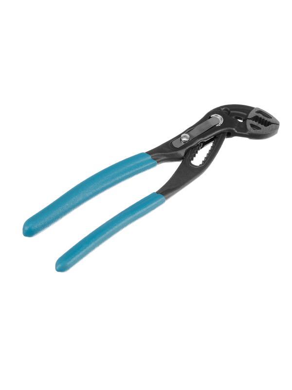 Клещи переставные, кнопочный механизм, обливные рукоятки, 180 мм Gross