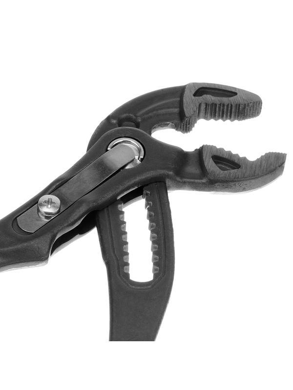 Клещи переставные, кнопочный механизм, обливные рукоятки, 180 мм Gross