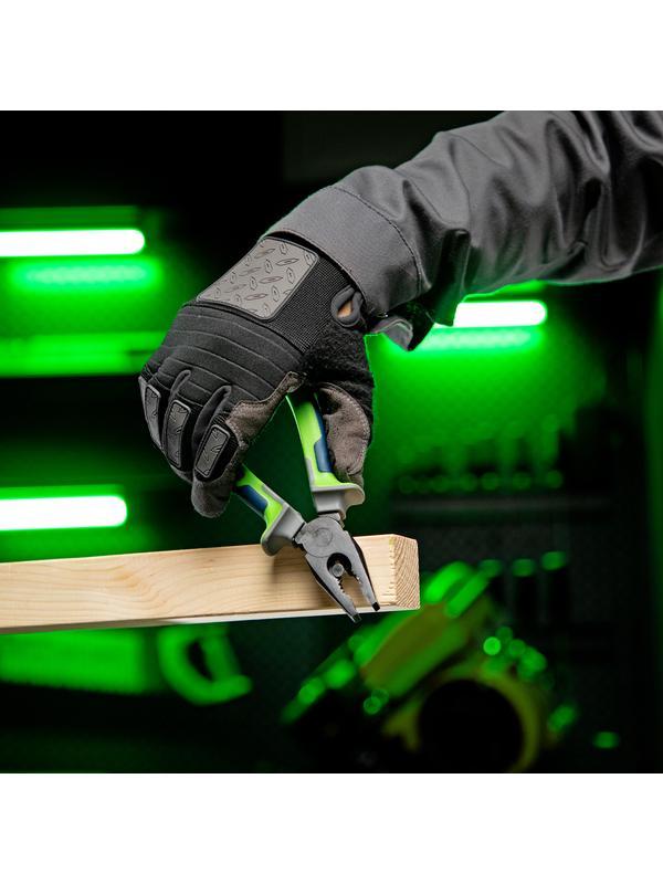 Плоскогубцы комбинированные, 180 мм, фосфатирование, трехкомпонентные рукоятки Сибртех