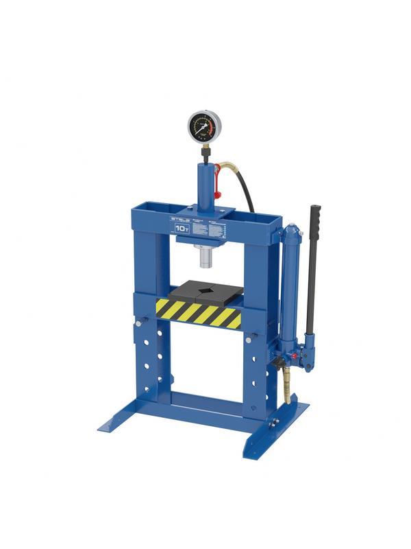 Пресс гидравлический настольный с манометром, 10 т Stels