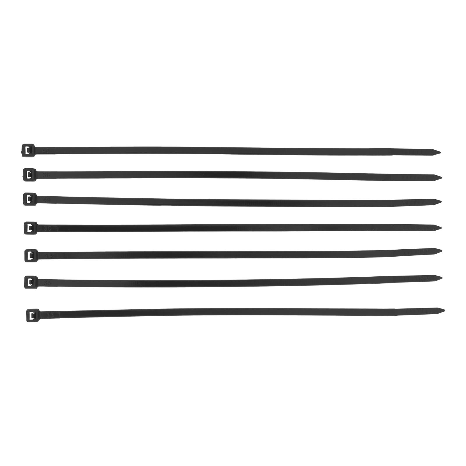 Хомуты, 180 x 3.6 мм, пластиковые, черные, 100 шт Сибртех