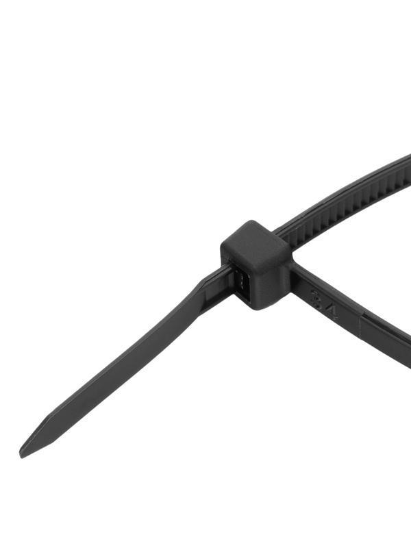 Хомуты, 180 x 3.6 мм, пластиковые, черные, 100 шт Сибртех