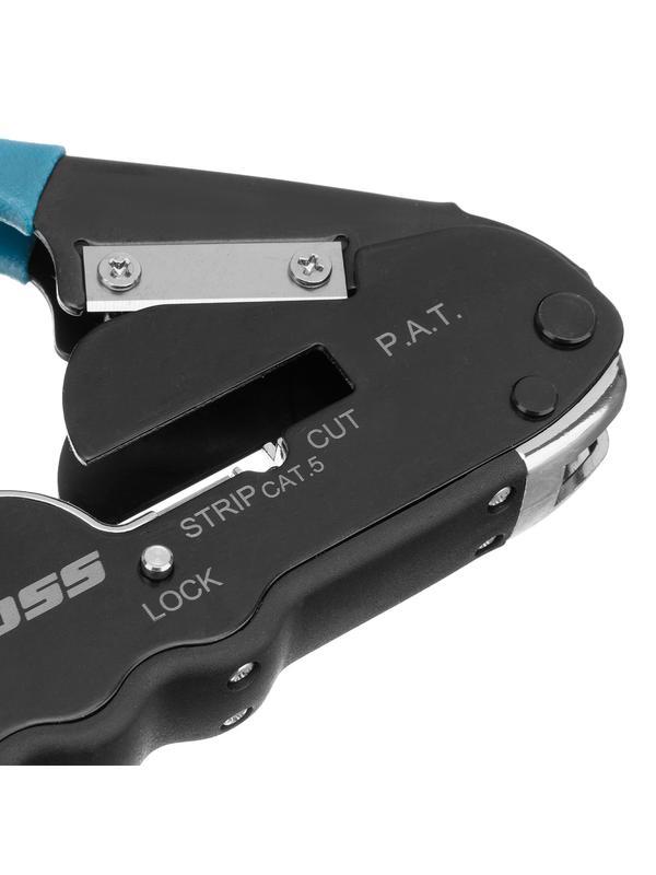 Клещи для обжима телефонных и компьютерных клемм RJ45, 8P и RJ11/12, 6P, компактный размер, CAT5 Gross