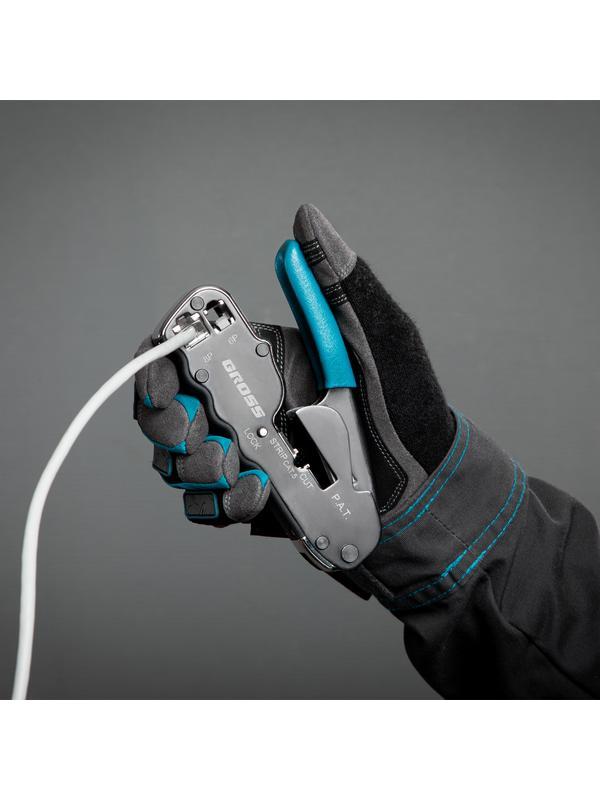 Клещи для обжима телефонных и компьютерных клемм RJ45, 8P и RJ11/12, 6P, компактный размер, CAT5 Gross