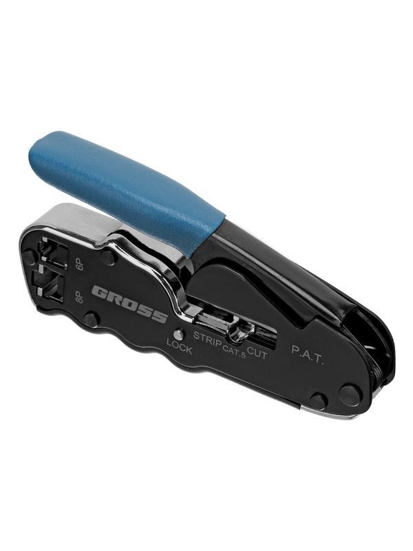 Клещи для обжима телефонных и компьютерных клемм RJ45, 8P и RJ11/12, 6P, компактный размер, CAT5 Gross