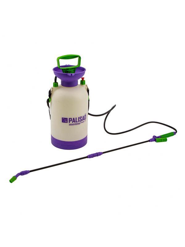 Опрыскиватель ручной усиленный с горловиной 5 л, с насосом, шлангом и разбрызгивателем Palisad