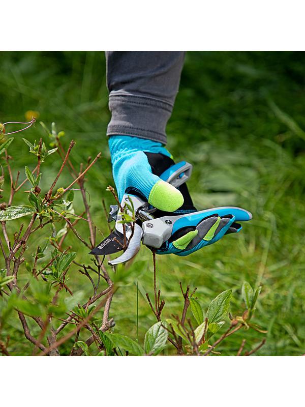 Секатор прямого реза, 205 мм, металлические обрезиненные рукоятки, Luxe, Palisad