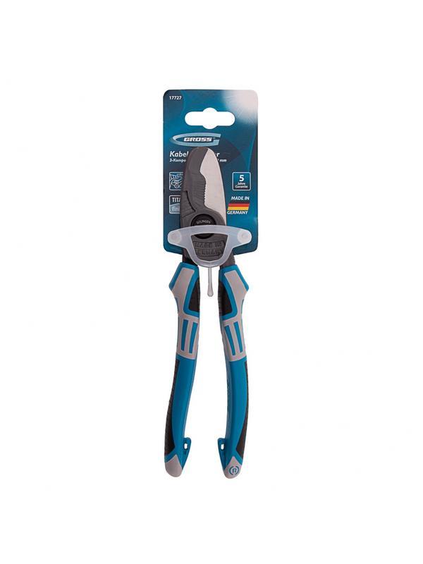 Кабелерез, трехкомпонентные рукоятки, 210 мм Gross