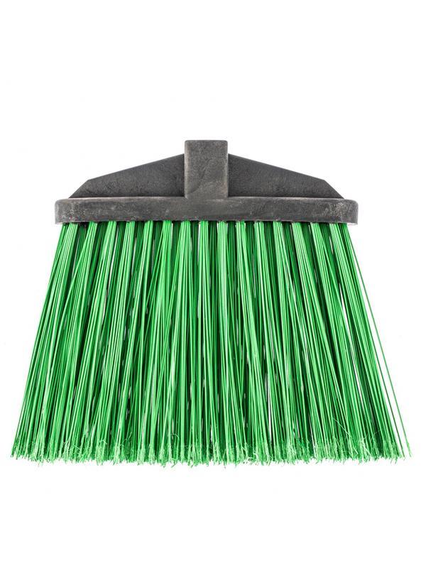 Метла полипропиленовая, 345 х 200 мм, веерная распушенная, без черенка, Россия, Сибртех