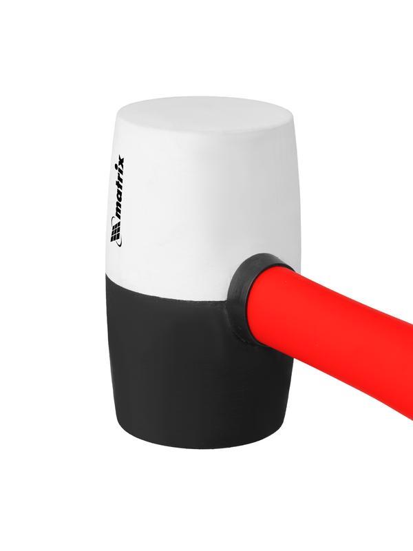 Киянка резиновая, 680 г, черно-белая резина, фибергласовая рукоятка Matrix