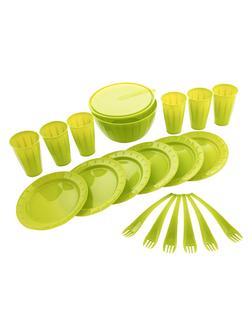 Набор для пикника на 6 персон, 20 предметов, контейнер 9 л в комплекте, Camping Palisad