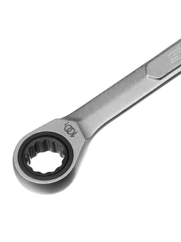 Ключ комбинированный трещоточный, 12 мм, количество зубьев 100 Gross
