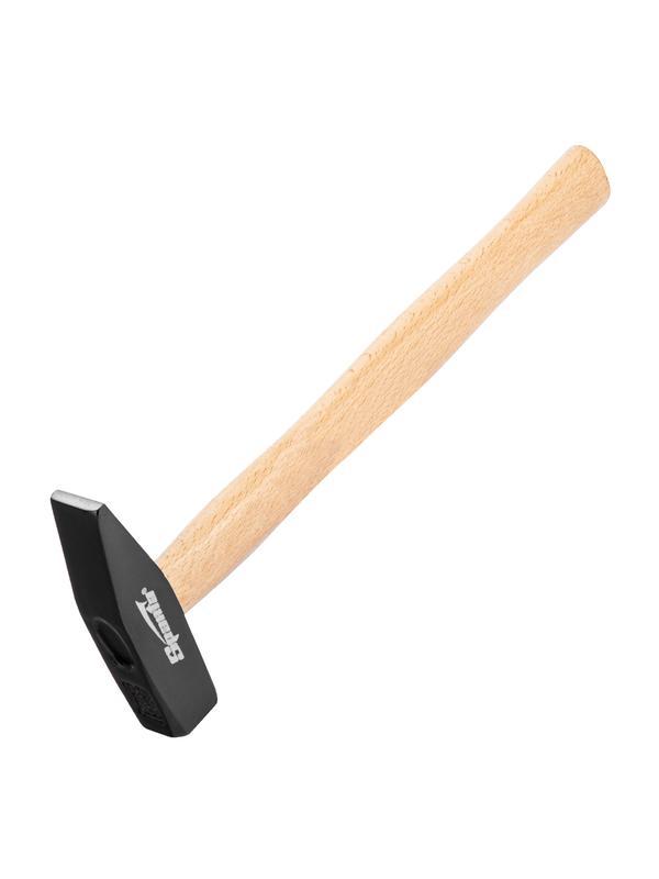 Молоток слесарный, 500 г, квадратный боек, деревянная рукоятка Sparta