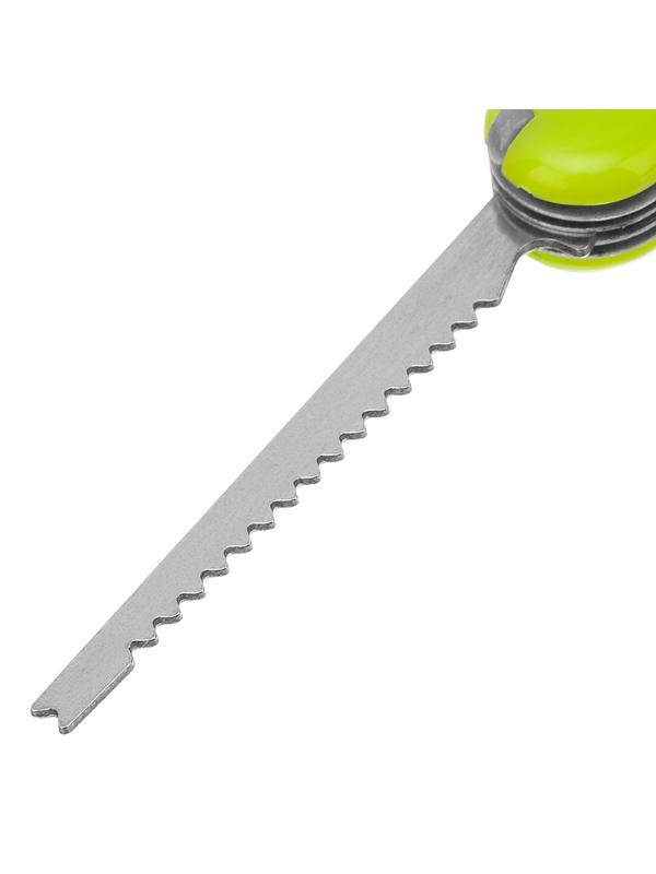 Нож многофункциональный, компактный размер, 15 функций, 90 мм Сибртех