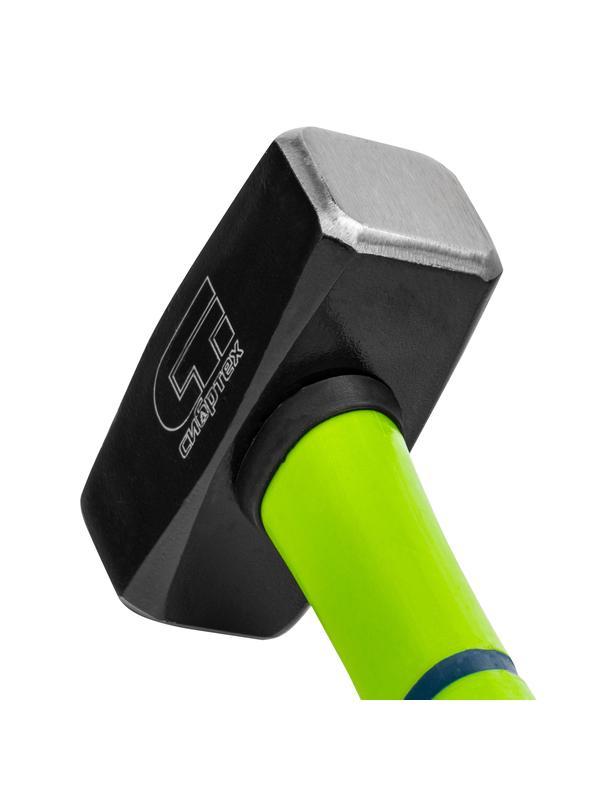 Кувалда, 1000 г, фибергласовая обрезиненная рукоятка Сибртех