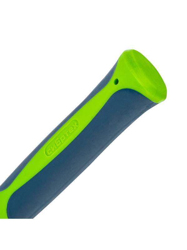 Кувалда, 1000 г, фибергласовая обрезиненная рукоятка Сибртех