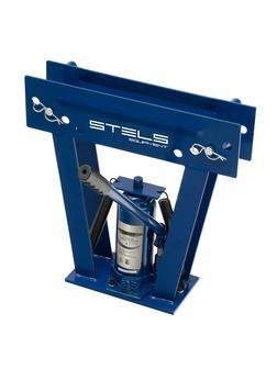 Трубогиб гидравлический, 8 т, в комплекте с башмаками 1/2-1, пластиковый кейс, Stels