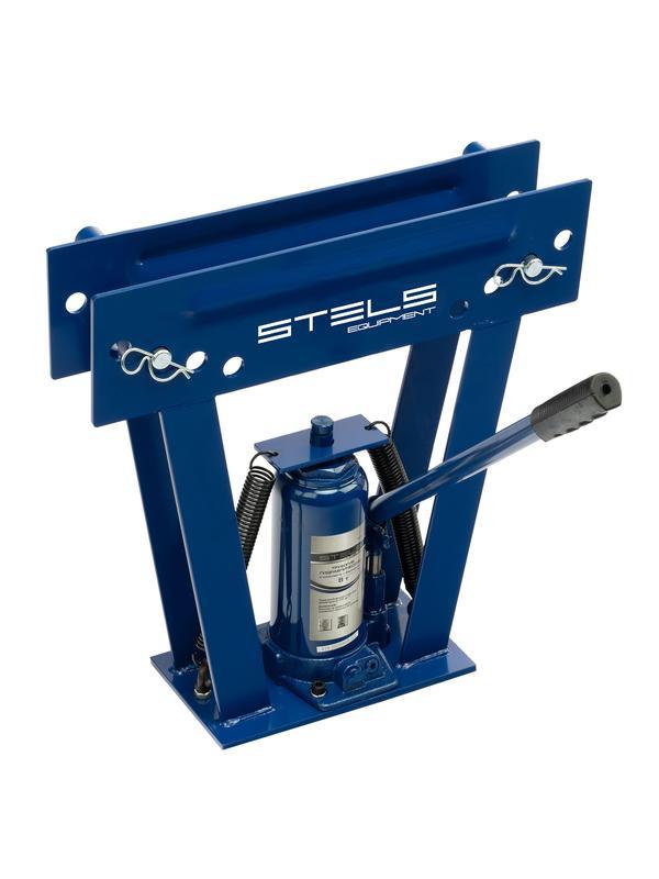 Трубогиб гидравлический, 8 т, в комплекте с башмаками 1/2-1, пластиковый кейс, Stels