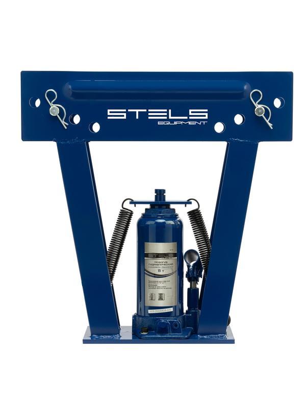 Трубогиб гидравлический, 8 т, в комплекте с башмаками 1/2-1, пластиковый кейс, Stels