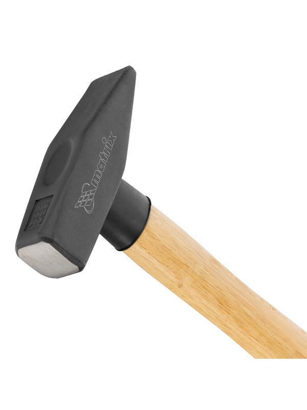 Молоток слесарный, 800 г, квадратный боек, деревянная рукоятка Matrix