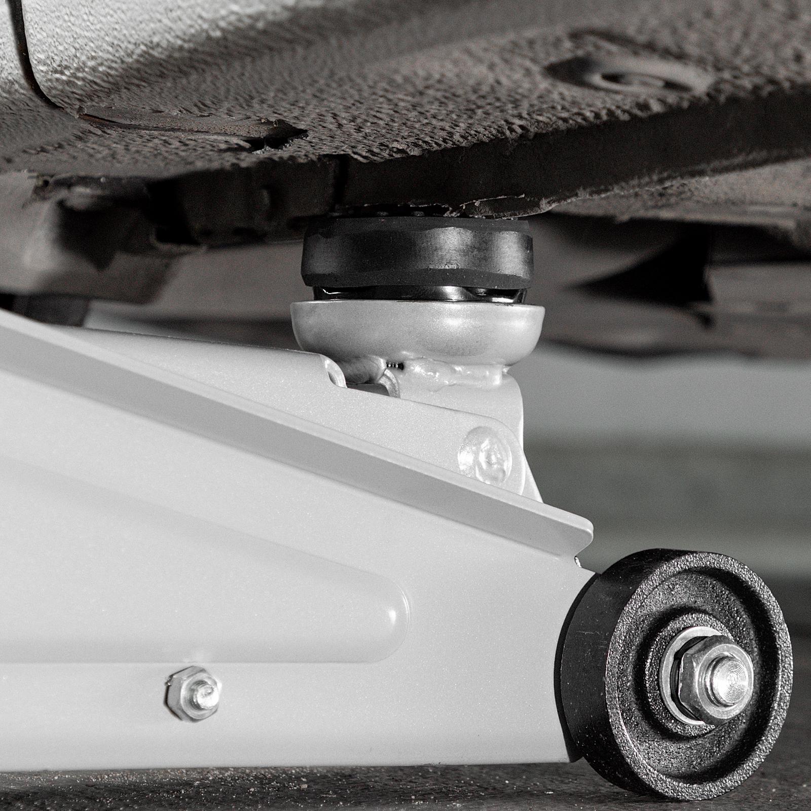 Резиновая опора для подкатного домкрата универсальная, D 72 мм, D 50, H 35 мм Matrix