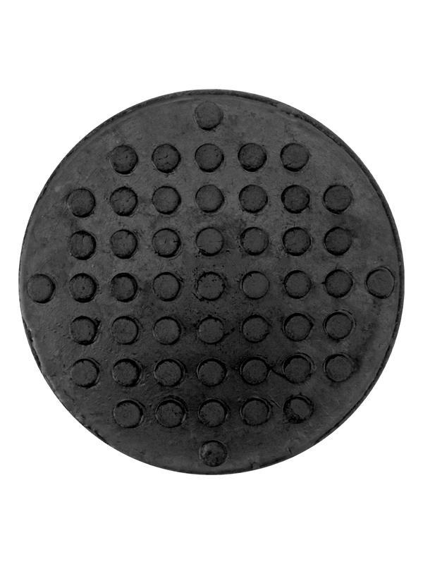 Резиновая опора для подкатного домкрата универсальная, D 72 мм, D 50, H 35 мм Matrix