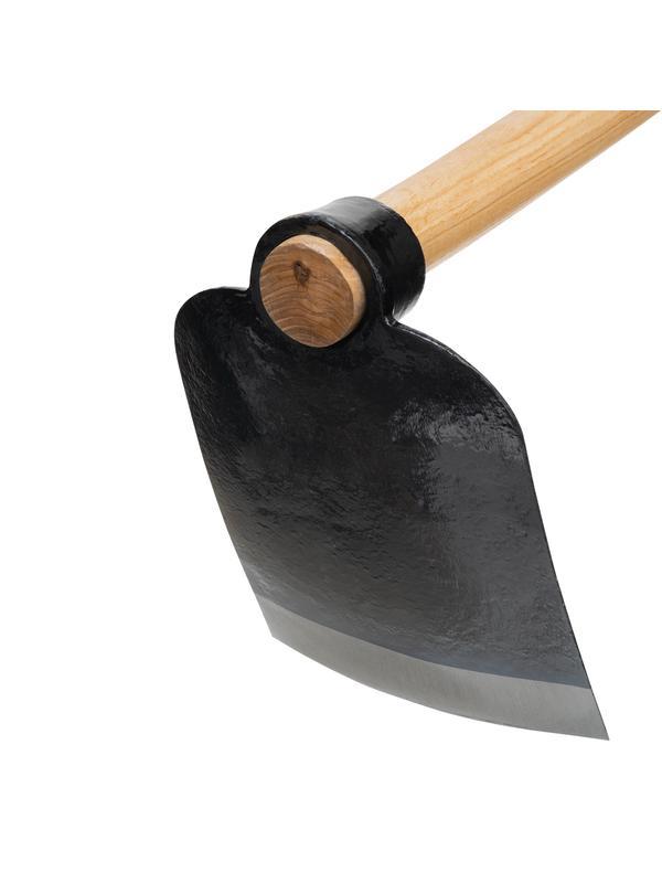 Кетмень, 175 х 265 х 900 мм, цельнокованый, деревянный лакированный черенок, Сибртех