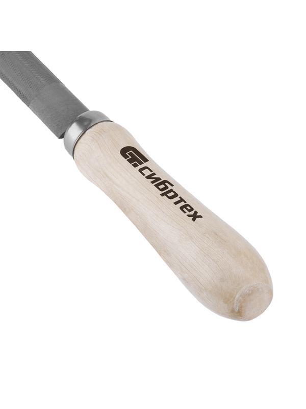 Напильник полукруглый, 150 мм, деревянная ручка Сибртех