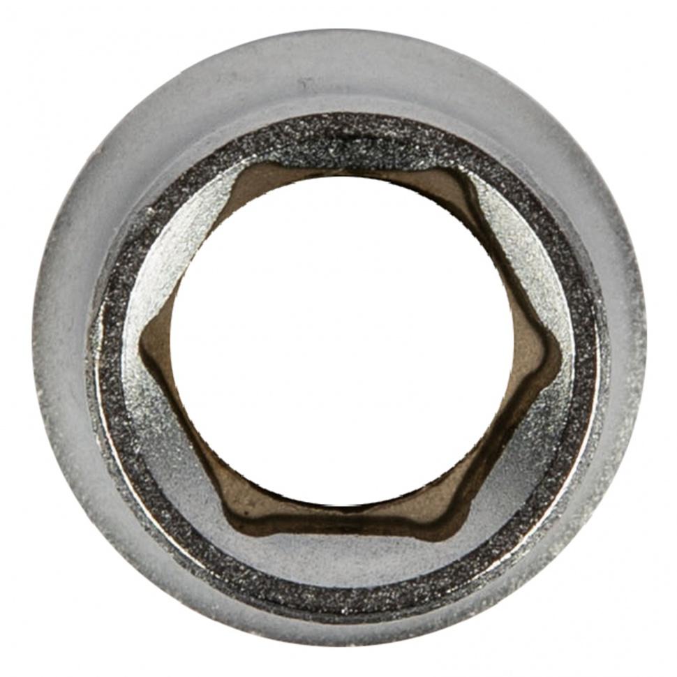 Головка торцевая, 12 мм, шестигранная, CrV, под квадрат 1/2, хромированная Matrix