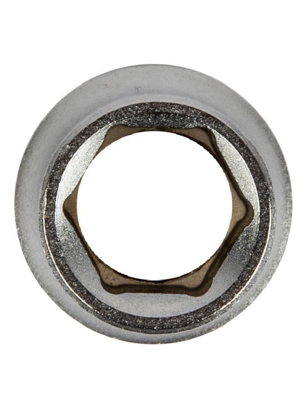 Головка торцевая, 12 мм, шестигранная, CrV, под квадрат 1/2, хромированная Matrix